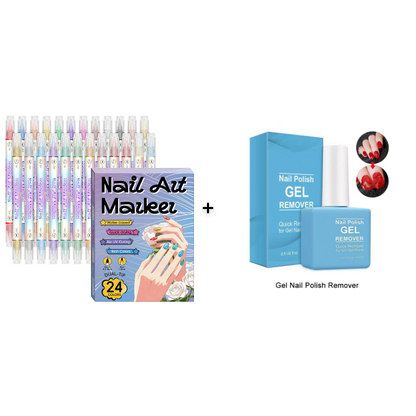 🥳2026 HOT SALE- 50% OFF!🥳💞50K+ SOLD!✨🎨Dual‑Tip Nail Art Pens – Quick‑dry, no UV lamp. Fine & brush tips. 12/24 vibrant colors. Easy DIY at home. No smudges, just art! 💅🖌️