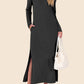 🆕 2026 New Trend 50% OFF💃Women's Loose Split Long Sleeve T-Shirt Dress | Effortless Daily Chic ✨
