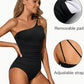 🩱Hot Sale 49% OFF✨One Shoulder One Piece Swimsuit for Women