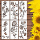 🔥Summer Hot Sale Promotion-49% OFF🌻Garden Fence Large Flower Stencils🖌️DIY decoration