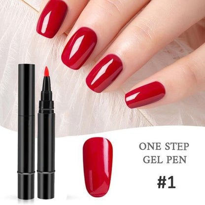 💅Limited Time Buy 1 Get 1 Free - £7.99! ✨One Step Gel Nail Pen | 3-in-1 No Topcoat UV Nail Polish | Long-Lasting DIY Manicure Pen with Precision Tip🎨