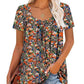 ⏰Hot Sale 50% Off🔥Women's Summer Pleated Printed Short-Sleeves