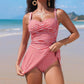 💥Last Day Special Sale 70% OFF🩱Womens One Piece Swim Dress Tummy Control Swimsuits Modest Bathing Suit Full Coverage Swim Skirt