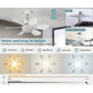 🔥LAST DAY SALE ONLY £14.99!!🔥SmartBreez™ 40W LED Ceiling Fan Light – 20.5” Ultra-Quiet with Remote 🎯 | E27 + FREE B22 Adapter 🔌 | For Bedroom 😴, Kitchen 👩‍🍳 & Garage 🛠️ – UK Ready! 🇬🇧