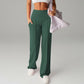 💗LAST DAY SPECIAL SALE 50% OFF👖Women's Plain Loose Wide Leg High Waist Sporty Straight Leg Pants with Pockets✨-Comfortable Daily Wear