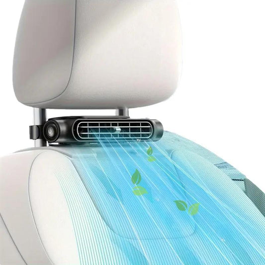 🔥LAST DAY SALE 49% OFF🏆BreezGo™ Car Seat Fan 🌬️ – 3-Speed Rechargeable Clip-On Fan with 3000mAh Battery 🔋 | USB-C Charging ⚡ for Cars 🚗, Golf Buggies 🛺 & Campervans 🏕️