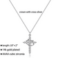 🎄BUY 1 GET 1 FREE🎁2024 New Crown with Cross Pendant Necklace