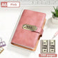 🎁🎅70% OFF!!!-Ready for Christmas!🎄PU Leather Binder Savings Notebook with 3-Digit Resettable Password Lock✉️💸Large Capacity Storage for Money & Important Items