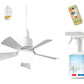 🏆LAST DAY SALE 49% OFF🔥SmartBreez™ 40W LED Ceiling Fan Light – 20.5" Ultra-Quiet with Remote 🎯 | E27 + FREE B22 Adapter 🔌 | For Bedroom 😴, Kitchen 👩‍🍳 & Garage 🛠️ – UK Ready! 🇬🇧