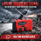 🎅🎄Christmas Gift Ideas 70% OFF🎁Multifunctional Portable Solar Emergency Radio 📻– 🔋Power Bank, Hand Crank & Weather Alert for Outdoor & Crisis Preparedness
