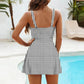 💥Last Day Special Sale 70% OFF🩱Womens One Piece Swim Dress Tummy Control Swimsuits Modest Bathing Suit Full Coverage Swim Skirt