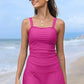 💥Last Day Special Sale 49% OFF🩱Women Vintage Tummy Control Two Piece Tankini Swimsuits