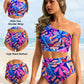 💥Last Day Special Sale 49% OFF🩱One Shoulder High Waisted Bikini Sets Two Piece Swimsuit Tummy Control
