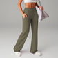 💗LAST DAY SPECIAL SALE 50% OFF👖Women's Plain Loose Wide Leg High Waist Sporty Straight Leg Pants with Pockets✨-Comfortable Daily Wear