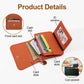 💖Buy 1 Get 1 Free!! ✨Only ￡8.99!!💕RFID Short Wallets for Women –Fashionable Card Holder with Key Ring & Coin Purse