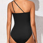 🩱Hot Sale 49% OFF✨One Shoulder One Piece Swimsuit for Women