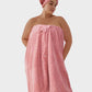 🎀Last Day Sale 70% OFF!!🐑Plus Size Adjustable Bath Skirt & Quick-Dry Cap Set