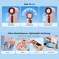 🌀BUY 2 GET 1 FREE This Summer!!!💨Mini Handheld Fan with LED Display –👍5-Speed Turbo Pocket size Fan.✨USB Rechargeable, High-Speed Cooling for Travel & Makeup. Perfect  Gift.  Portable Refrigeration