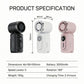 🏖️LAST DAY SALE 70% OFF🎁💨🇬🇧 3000mAh Handheld Clip Fan USB Rechargeable – 🌬️Mini Portable Fan with Clip for Umbrella, Backpack & Car Seat