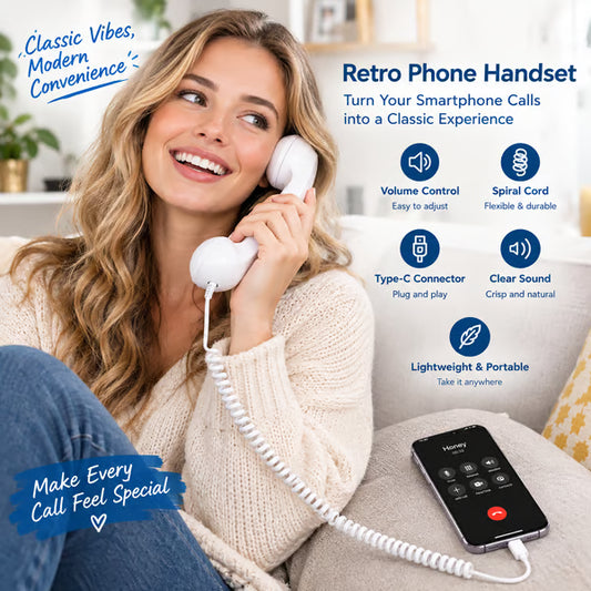 💝70% OFF!!!-Ready for Christmas!🎄📞Vintage Retro Telephone Handset✨🎅The most unique Christmas gift!🎄