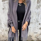 🌹Winter Limited Discount 49%OFF⏳Women's Long Sleeve Casual Tassel Shawl Coat