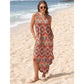 🎉Last Day Promotion 50% OFF💃2026 Summer Boho Print V Neck Maxi Dress with Pockets