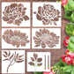 🔥Summer Hot Sale Promotion-49% OFF🌻Garden Fence Large Flower Stencils🖌️DIY decoration