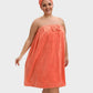 🎀Last Day Sale 70% OFF!!🐑Plus Size Adjustable Bath Skirt & Quick-Dry Cap Set