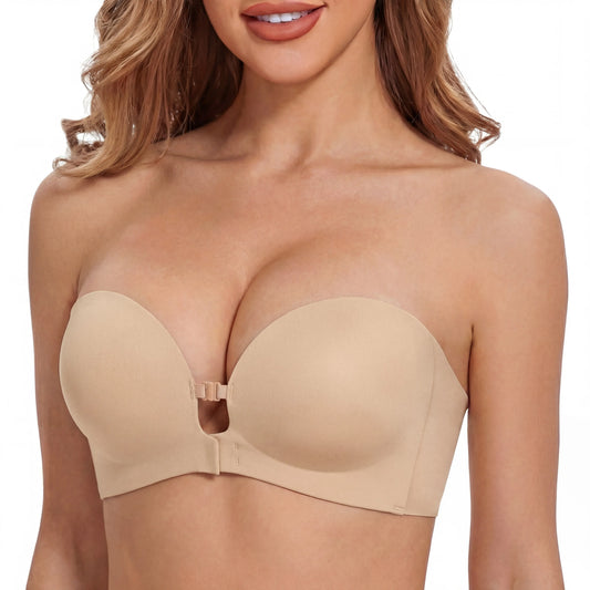 ☀️HOT SALE 50% OFF💜Seamless Front Closure Bra With Adjustable Straps
