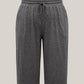 💖LAST DAY SALE 50% OFF💷Women's Plus Size Wide-Leg Capri Lounge Baggy Short Pants -👍✨Knit Comfy Bottoms with Pocket, Mixed Color Drawstring,