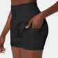 ✨️2025 Hot Sales 49% OFF✨️High Waisted 2-in-1 Yoga Shorts & Side Pockets