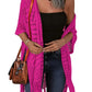 🔥This Week's Special Price:£15.99!!😍Women’s Oversized Knit Cardigan – Lightweight Crochet Tassel Kimono for Spring & Summer 🌸