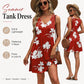 🌈2026 Summer Hot Sale 49% OFF💃Women's Casual V Neck Sleeveless Tank Dress Beach Sundresses with Pockets