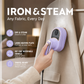 👔2026 HOT SALE🥳50K+ SOLD!✨Mini Foldable Steam Iron – Dual Function, 50ml Tank, Rotatable Handle ✈️