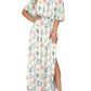 ⏰Summer Hot Sale 50% OFF💃Women's Off-Shoulder Ruffled Side-Slit Maxi Dress with Pockets