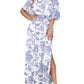 ⏰Summer Hot Sale 50% OFF💃Women's Off-Shoulder Ruffled Side-Slit Maxi Dress with Pockets