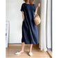 🔥Summer Hot Sale 49%Off👗Loose Cotton And Linen Dress😍✨