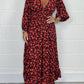 🎉Spring Specials Sale 50% OFF💃Women’s Heart Smocked Midi Dress