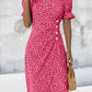 🌷2026 Summer Hot Sale 50% OFF🍃Women's floral v-neck printed dress