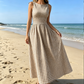 ⏳LAST DAY SALE 50% OFF!!🔥2026 NEW Plaid Tie-Waist Maxi Dress – Comfy & Flowy 🌿Your Go-To Elegant Summer Dress ✨