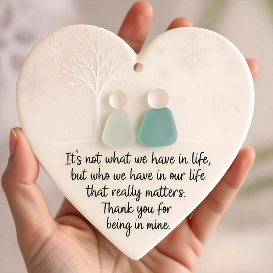 ⏳LAST DAY SALE 70% OFF!⏰Heart-Shaped Sea Glass Friendship Decor🌊✨ Shaped by Nature & Crafted by Hand💝
