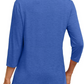 🍂Autumn Sales 49% OFF💐Women's 3/4 Sleeve V Neck Solid Color Top