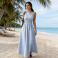 ⏳LAST DAY SALE 50% OFF!!🔥2026 NEW Plaid Tie-Waist Maxi Dress – Comfy & Flowy 🌿Your Go-To Elegant Summer Dress ✨