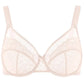 💜Mermaid Scales Sexy Lace Plus Size Unlined Underwire Non-padded Full Coverage Minimizer Bra with Back Smoothingfor Women Large Bust