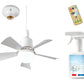 🏆LAST DAY SALE 49% OFF🔥SmartBreez™ 40W LED Ceiling Fan Light – 20.5" Ultra-Quiet with Remote 🎯 | E27 + FREE B22 Adapter 🔌 | For Bedroom 😴, Kitchen 👩‍🍳 & Garage 🛠️ – UK Ready! 🇬🇧