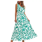 🎉Last Day Promotion 50% OFF💃Women's Summer Bohemian Sleeveless V Neck Floral Print Maxi Dress