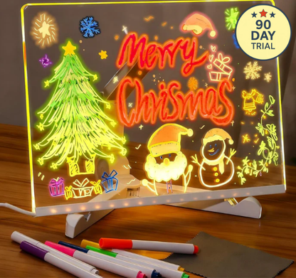 🌲Christmas Gifts 50% OFF🎁✨LED Erasable DIY Acrylic Transparent Message Board🎁