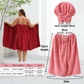 🎀Last Day Sale 70% OFF!!🐑Plus Size Adjustable Bath Skirt & Quick-Dry Cap Set