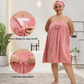 🎀Last Day Sale 70% OFF!!🐑Plus Size Adjustable Bath Skirt & Quick-Dry Cap Set