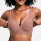 💖LAST DAY SALE 50% OFF💕Womens Comfortable Wireless Bralettes Seamless Deep V Everyday Bra